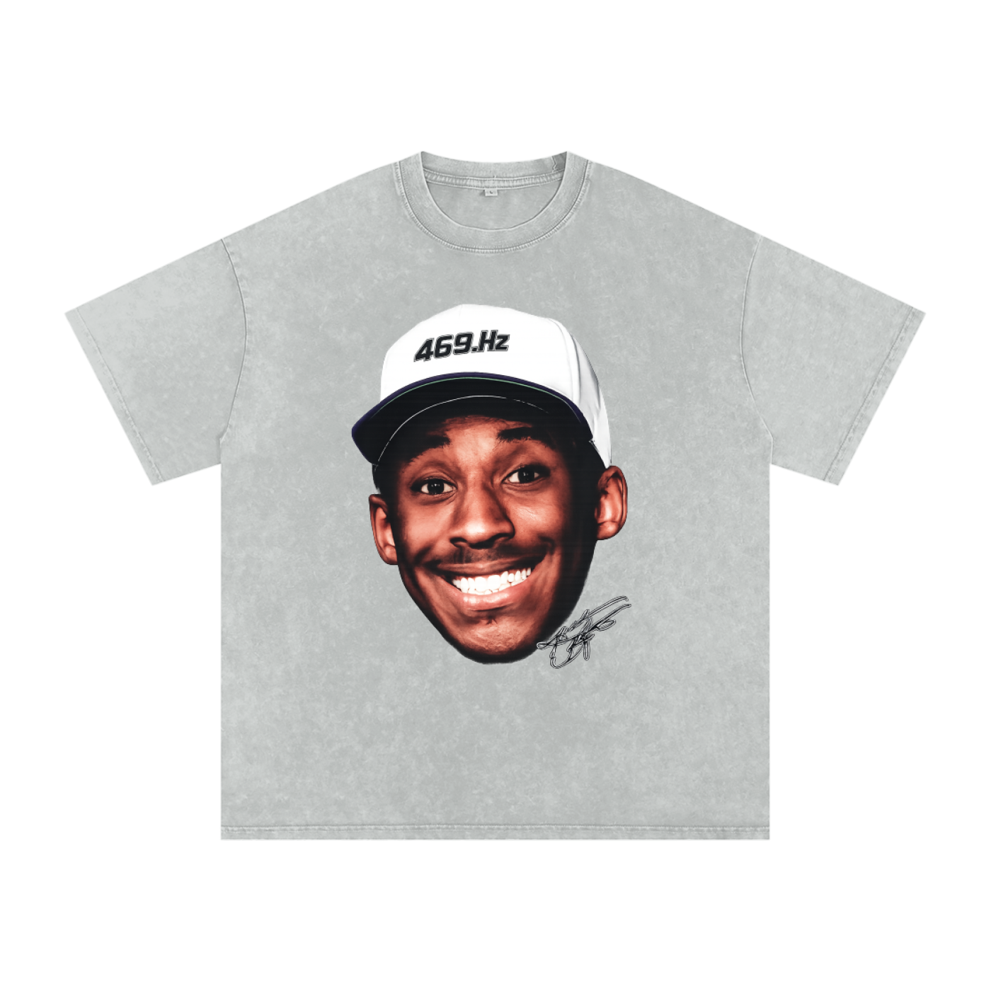 Kobe Vintage Snow Washed Oversized Cotton T-Shirt