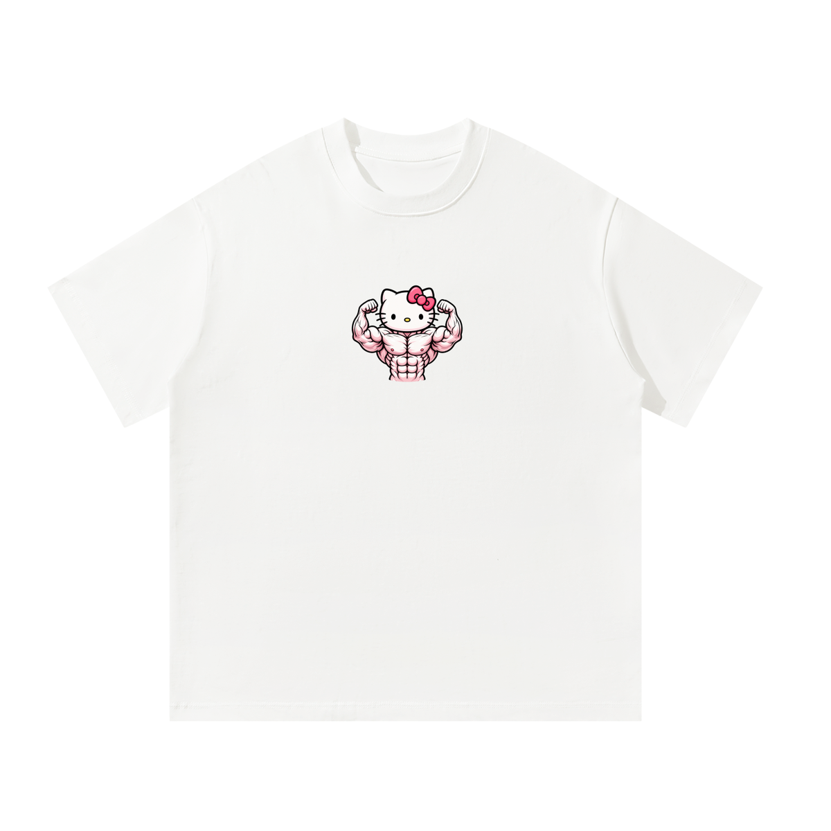 Muscular Hello Kitty Vintage Oversized T-Shirt