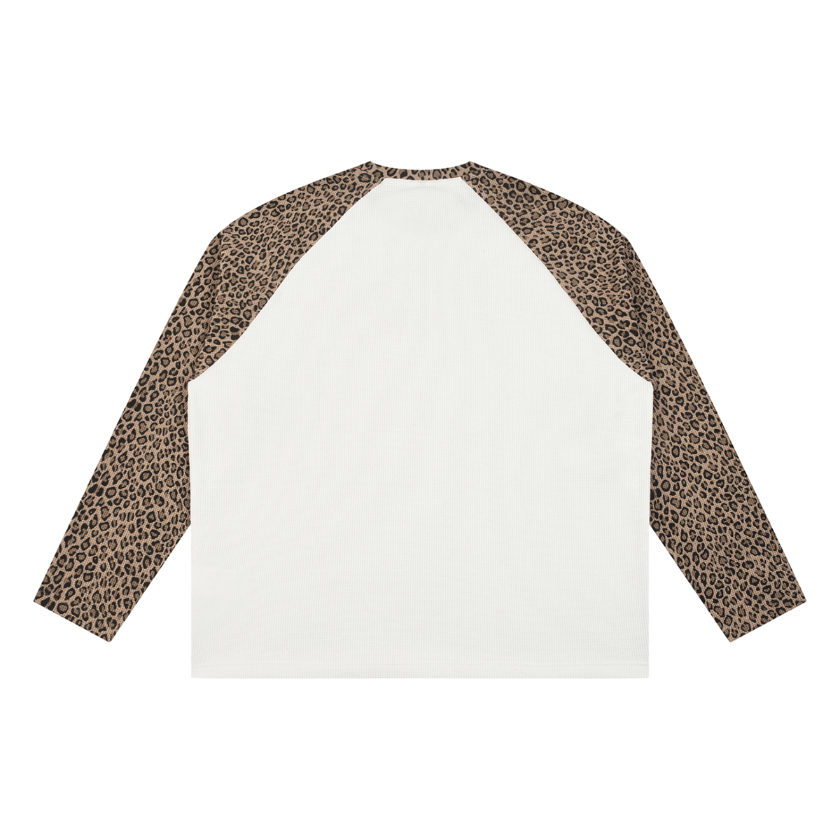 Vintage Leopard Panel Raglan Sleeve T-Shirt
