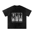 Vintage Snow Washed Oversized Cotton T-Shirt