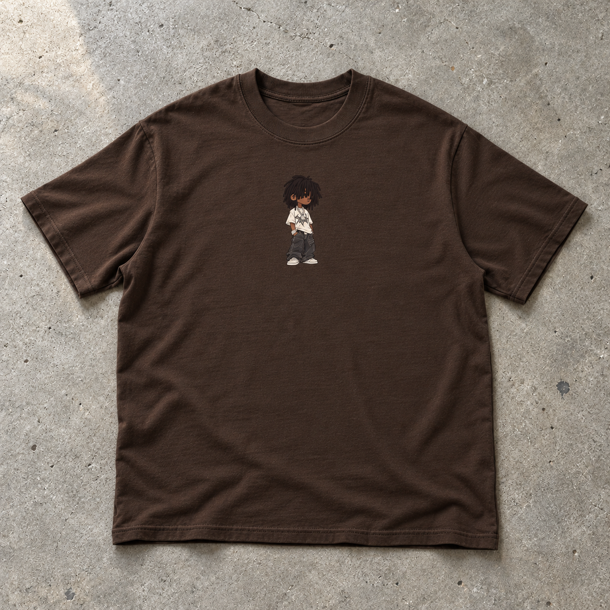 Chibi Chief Keef Inspired Vintage Oversized T-Shirt