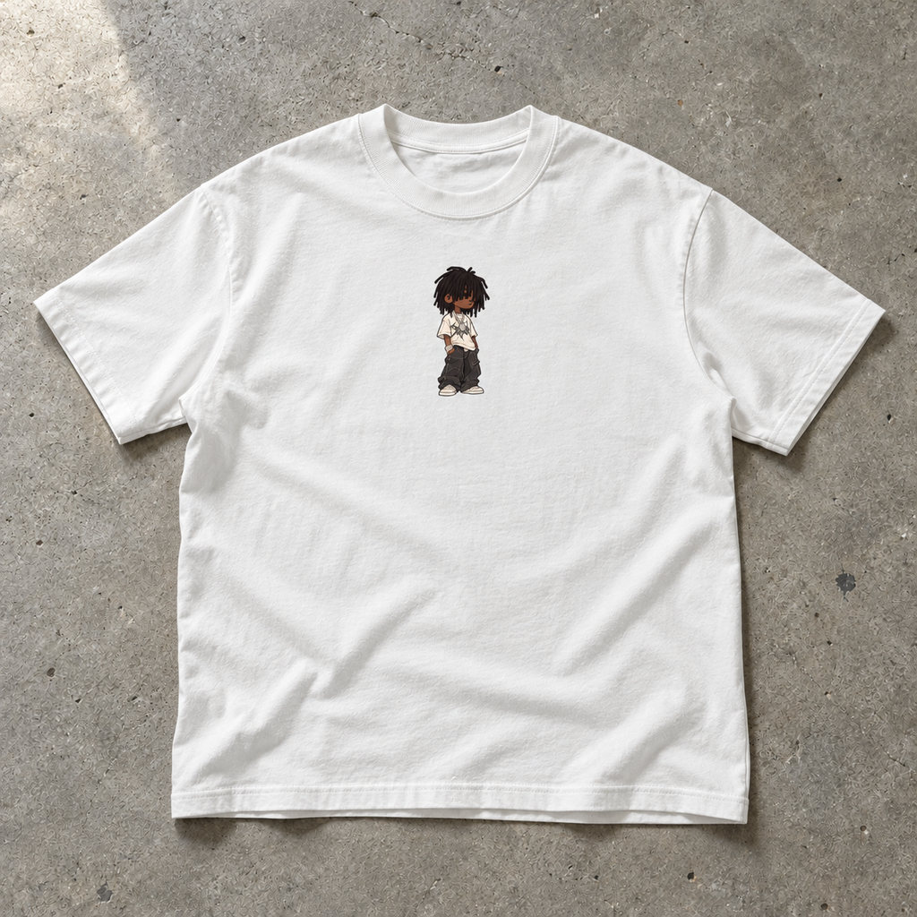 Chibi Chief Keef Inspired Vintage Oversized T-Shirt