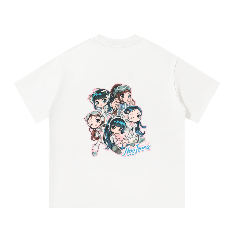 New Jeans Inspired Unisex Oversized T-Shirt