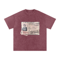 Vintage Snow Washed Oversized Cotton T-Shirt