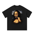 Mona Lisa Grill Vintage Oversized T-Shirt