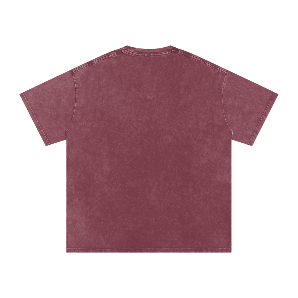 Vintage Snow Washed Oversized Cotton T-Shirt